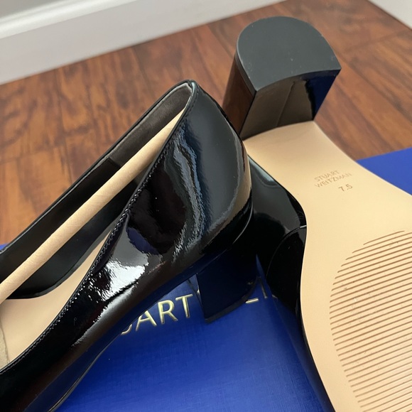 NWT Stuart Weitzman Holly 60 patent pumps , size 7.5 - Picture 3 of 5